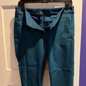 LOFT Deep Teal Trousers